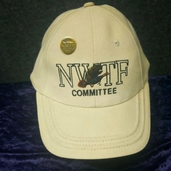 NWTF Hat Nation Wild Turkey Committee Bk Strap Partners in Conservation Plus Pin - Picture 1 of 11